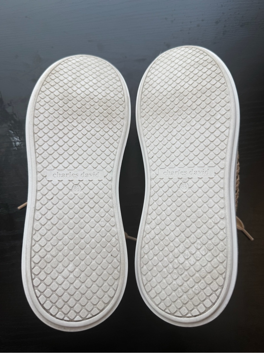 Charles David Women’s Size 8.5M Reason Raffia Platform Sneakers - Picture 5 of 7